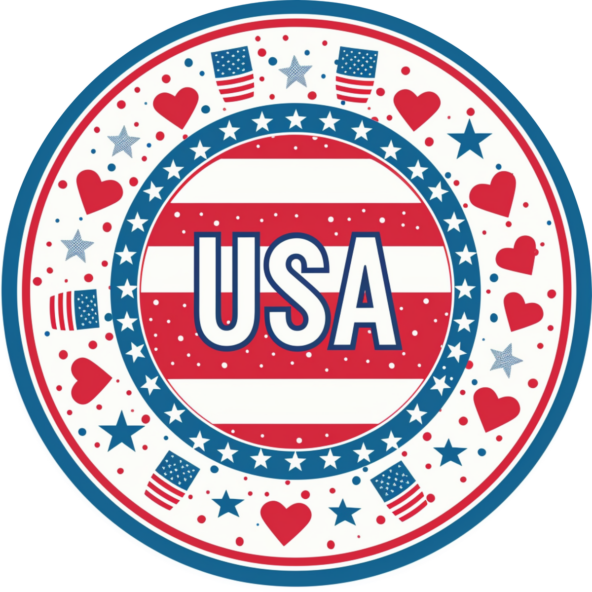 America File. Sign United States of America Metal Sign Design – BBCrafts.com