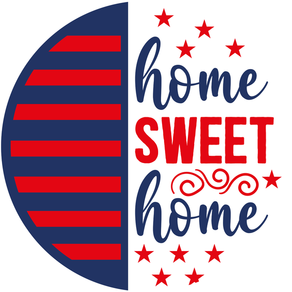 Home Sweet Home Metal Sign - Made In USA