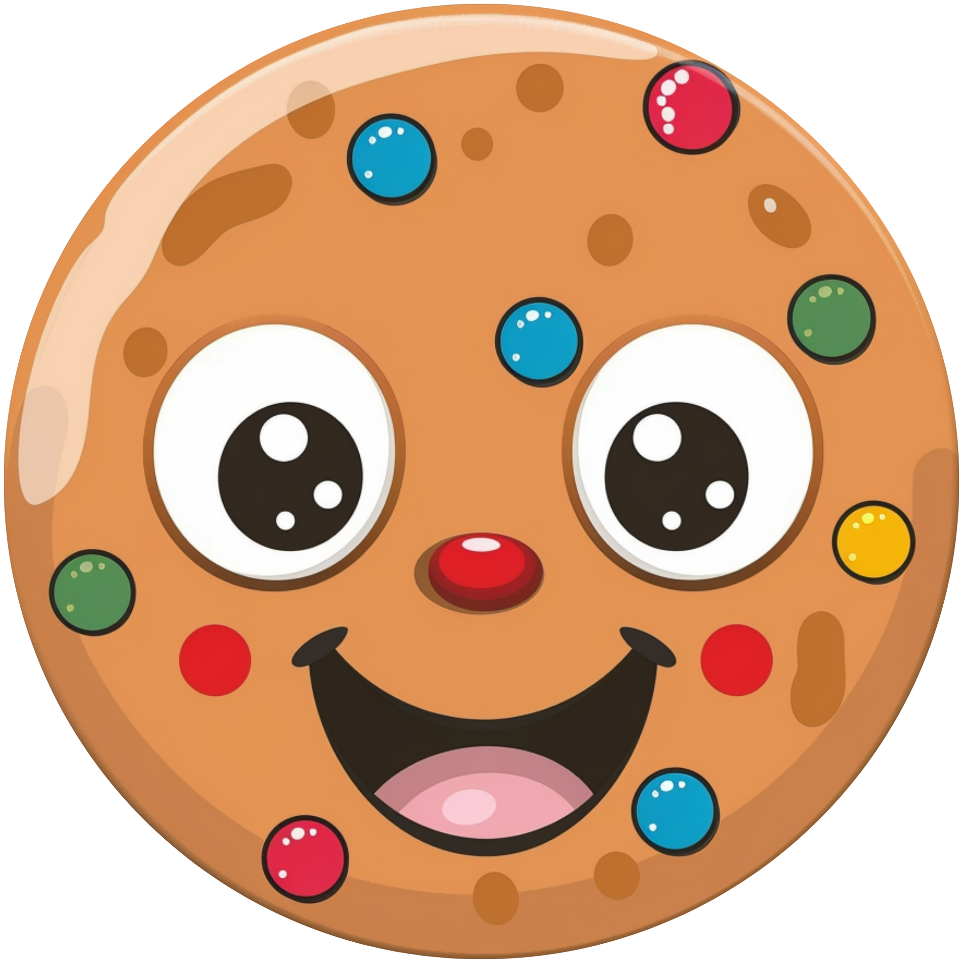 The Happy Cookie Metal / Vinyl Sign - Made in USA