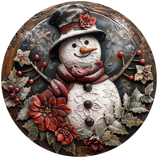 The Snowman Metal / Vinyl Sign - Made in USA