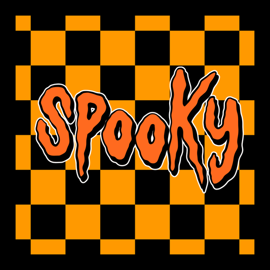 Spooky Metal Sign - Made in USA