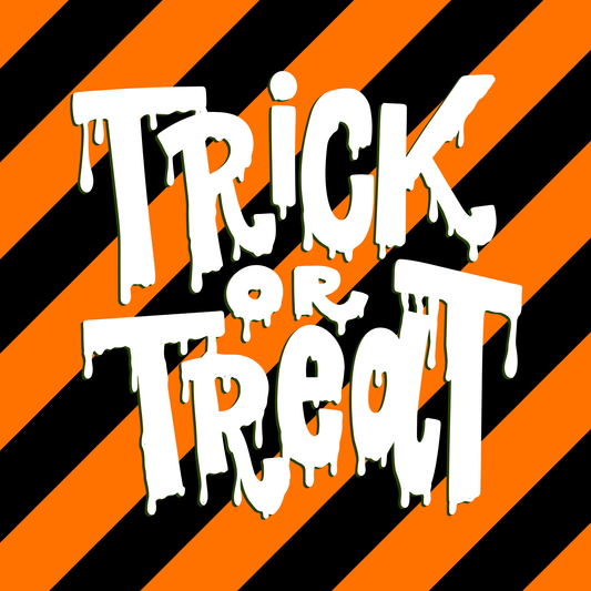 Trick or Treat Metal Sign - Made in USA