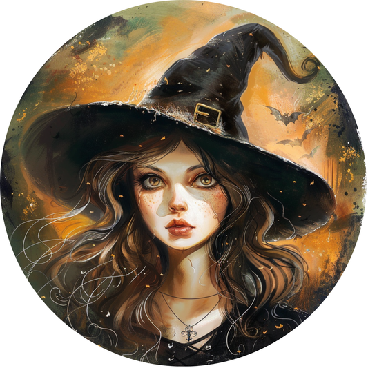 Witch Metal / Vinyl Sign - Made in USA