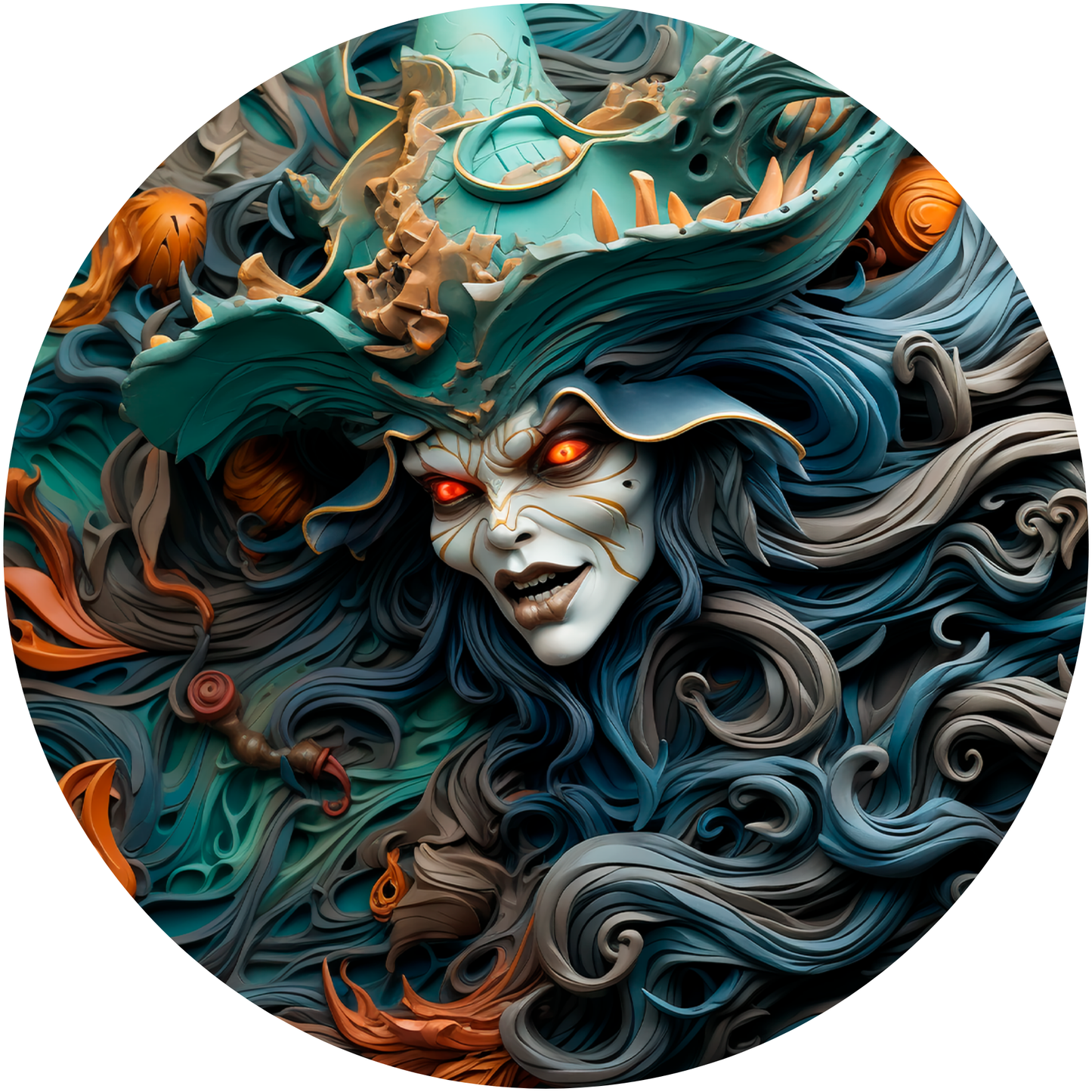 Witch Metal / Vinyl Sign - Made in USA