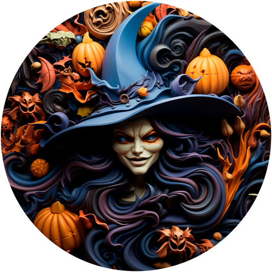 Witch Metal / Vinyl Sign - Made in USA