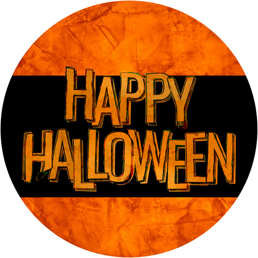 Happy Halloween Metal / Vinyl Sign - Made in USA