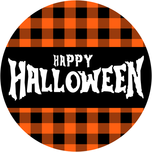 Happy Halloween Metal / Vinyl Sign - Made in USA