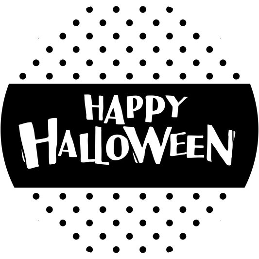 Happy Halloween Metal / Vinyl Sign - Made in USA