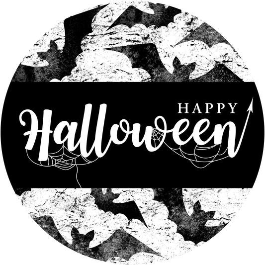 Happy Halloween Metal / Vinyl Sign - Made in USA