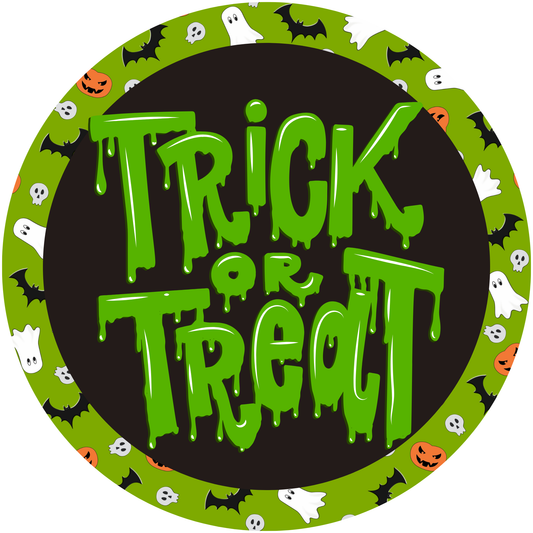 Trick or Teat Metal / Vinyl Sign - Made in USA