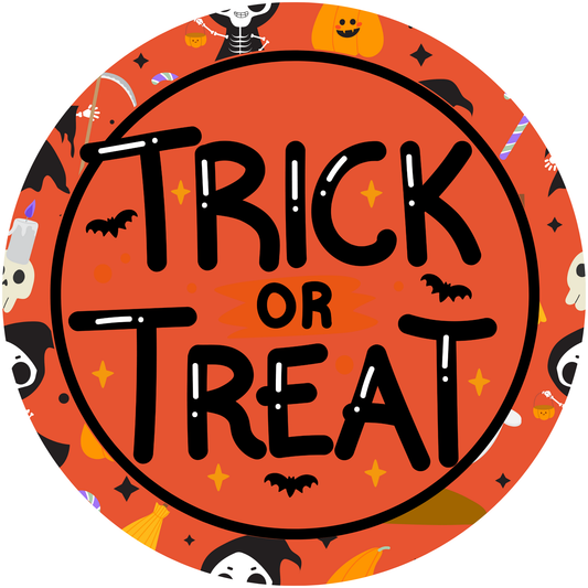 Trick or Teat Metal / Vinyl Sign - Made in USA