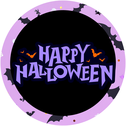 Happy Halloween Metal / Vinyl Sign - Made in USA