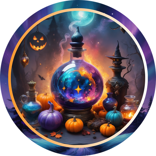 Scary Magic Potion Metal / Vinyl Sign - Made in USA