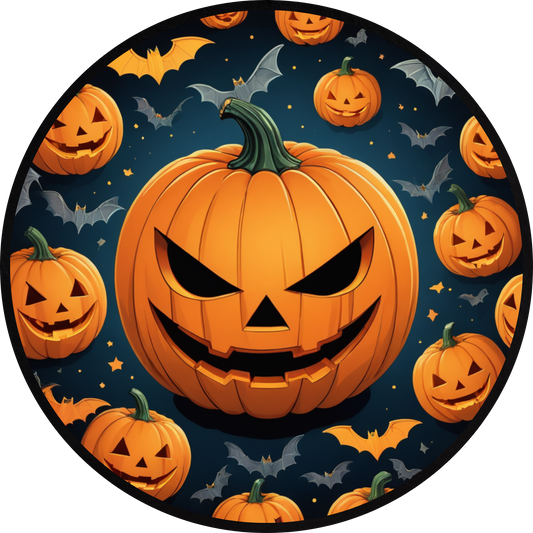 Pumpkin Parade Metal / Vinyl Sign - Made in USA