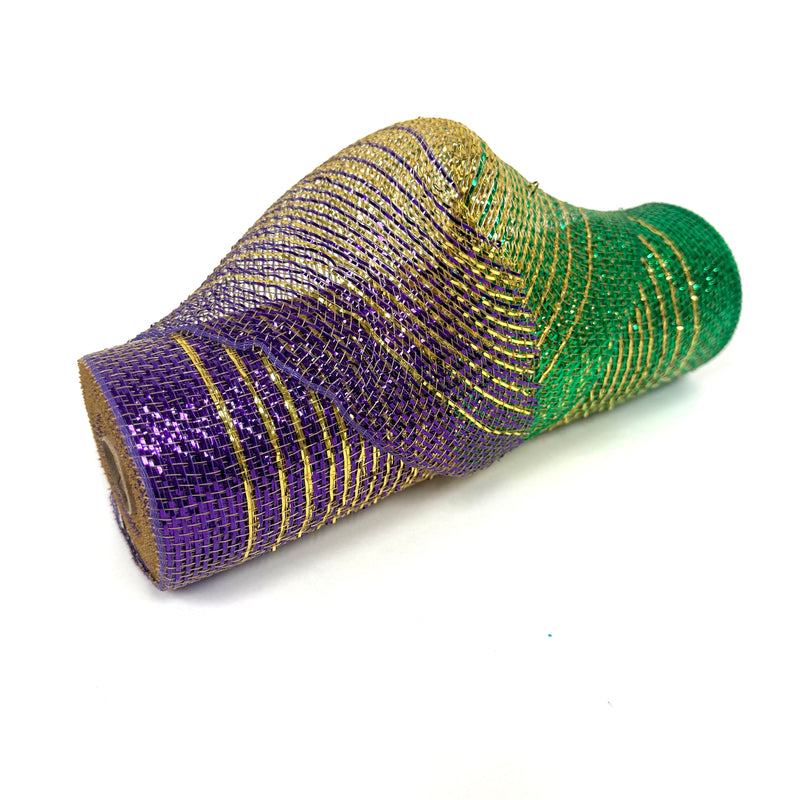 Glitter Confetti Mesh Roll, 6-Inch, 10-Yard Purple