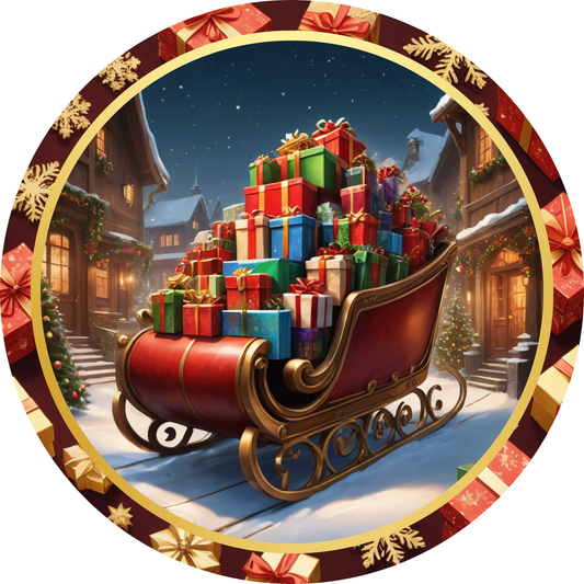 Christmas Gifts Eve Delivery Metal / Vinyl Sign - Made in USA