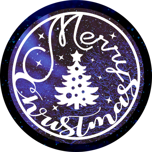 Merry Christmas Metal / Vinyl Sign - Made in USA