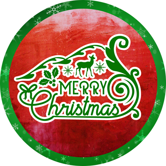 Merry Christmas Holiday Joy Metal / Vinyl Sign - Made in USA