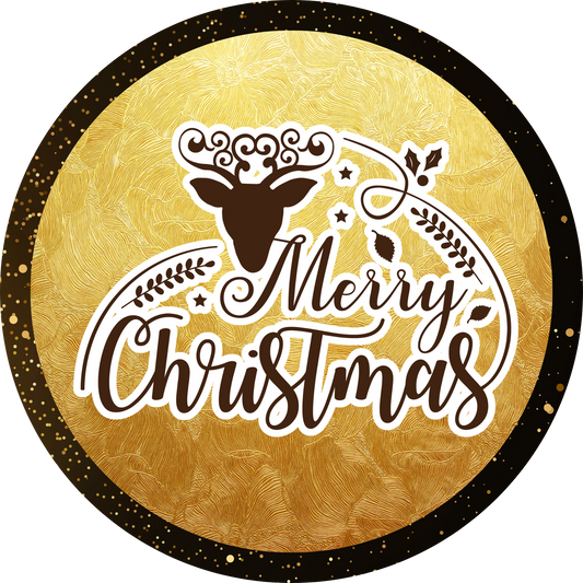 Merry Christmas Season Metal / Vinyl Sign - Made in USA