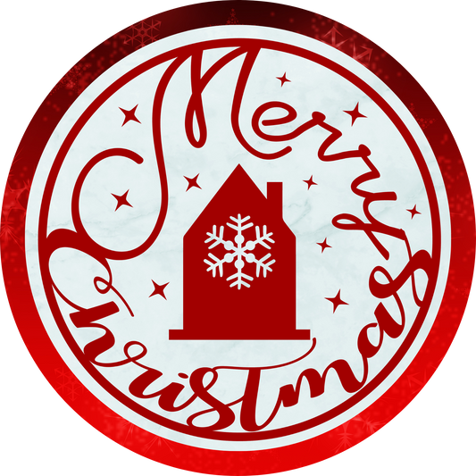 Merry Christmas Metal / Vinyl Sign - Made in USA