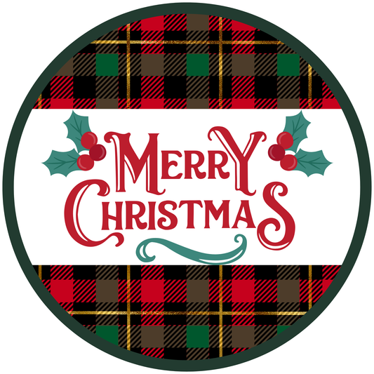 Merry Christmas Metal / Vinyl Sign - Made in USA