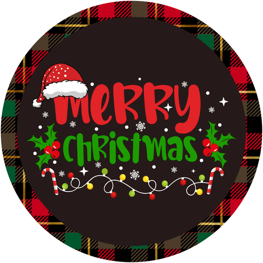 Merry Christmas Metal / Vinyl Sign - Made in USA