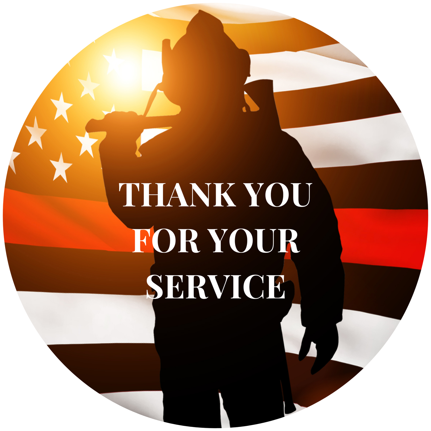 Firefighter Appreciation Metal / Vinyl Sign - Made in USA