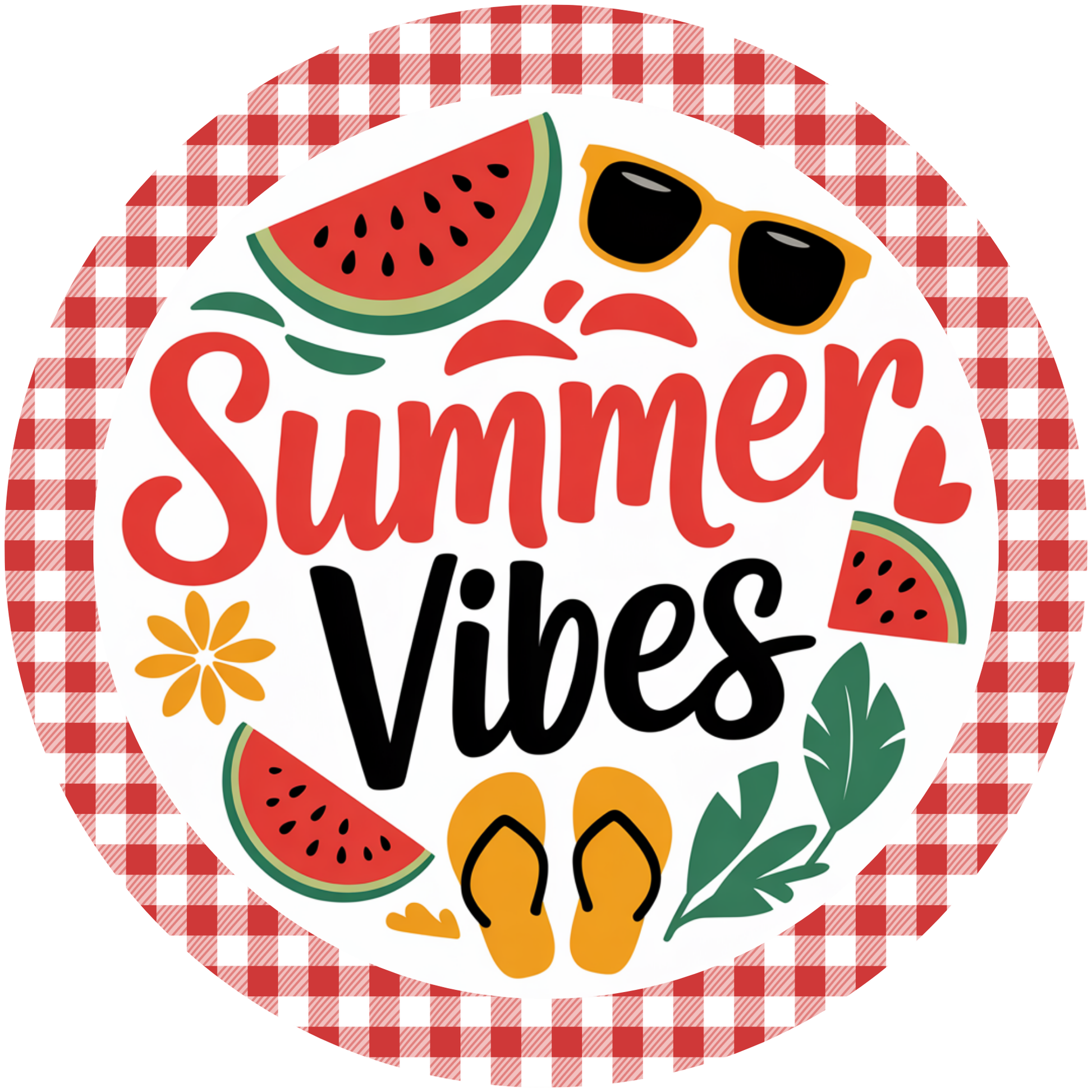 Summer Vibes Metal / Vinyl Sign - Made In USA