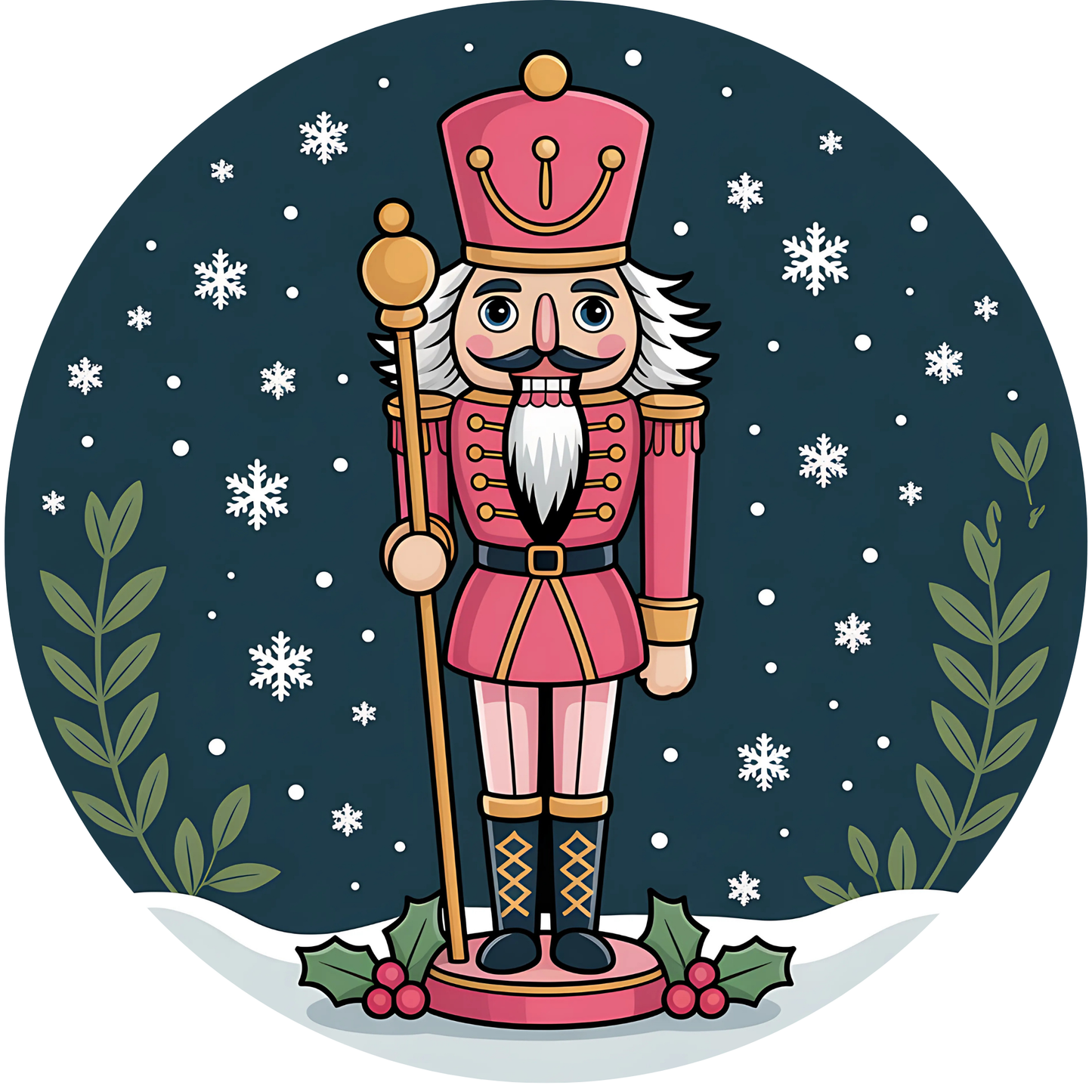 Nutcracker Soldier Metal / Vinyl Sign - Made in USA