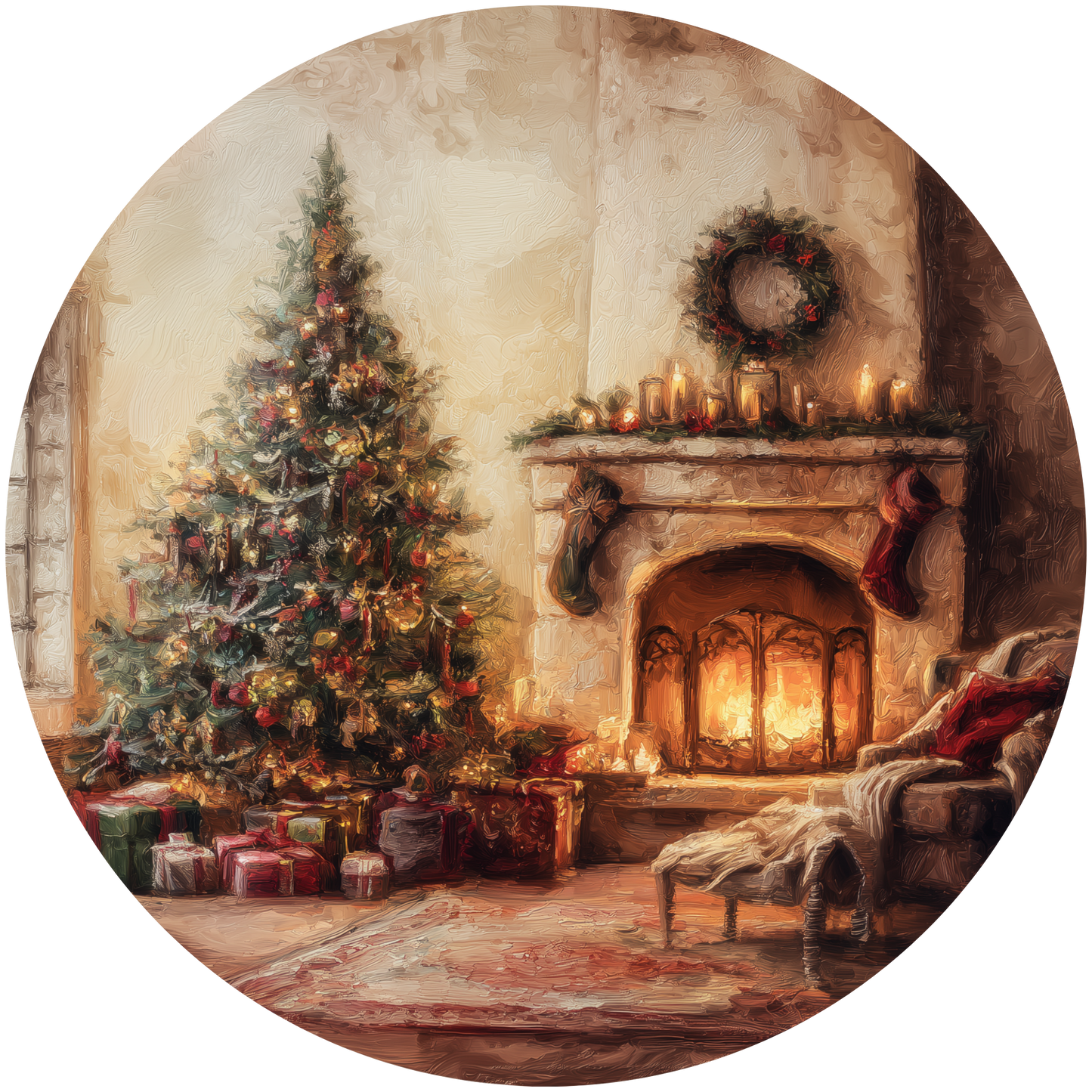 Christmas Living Room Accent Sign - Made in USA