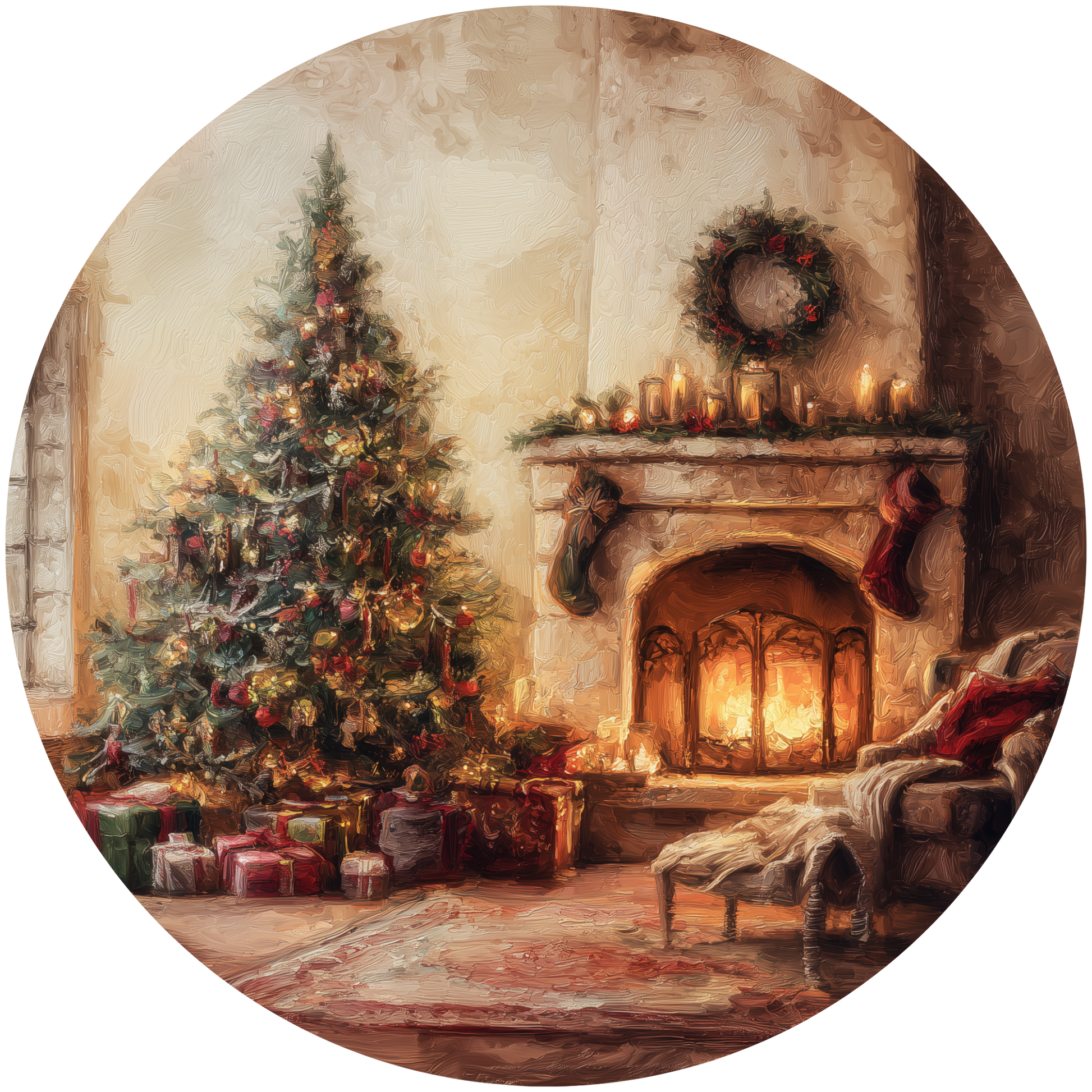 Christmas Living Room Accent Sign - Made in USA