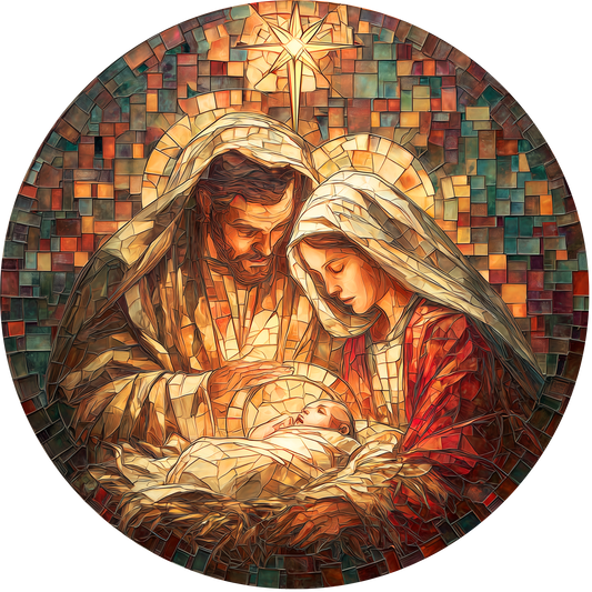 Nativity Scene Accent Sign - Made in USA