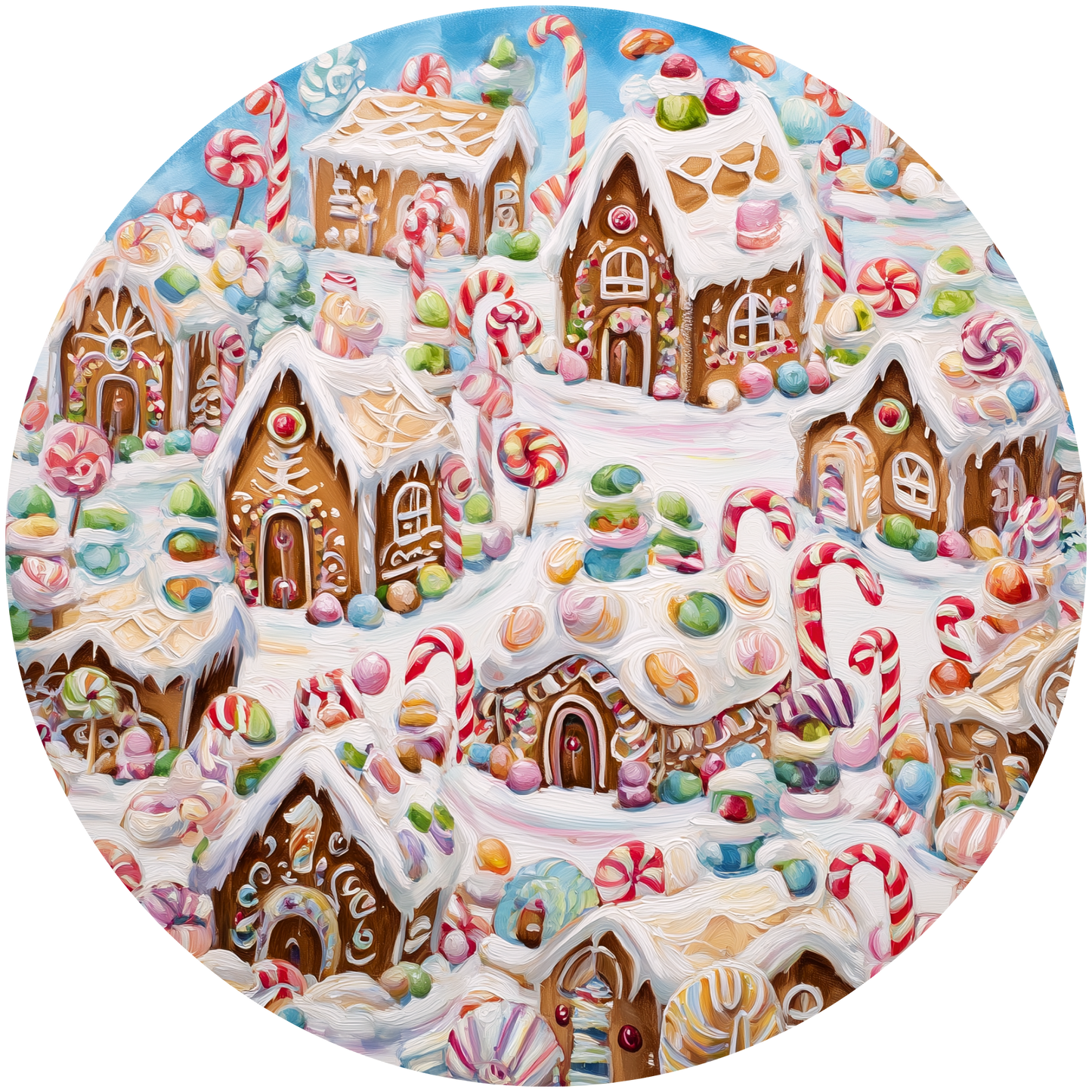 Gingerbread Village Accent Sign - Made in USA