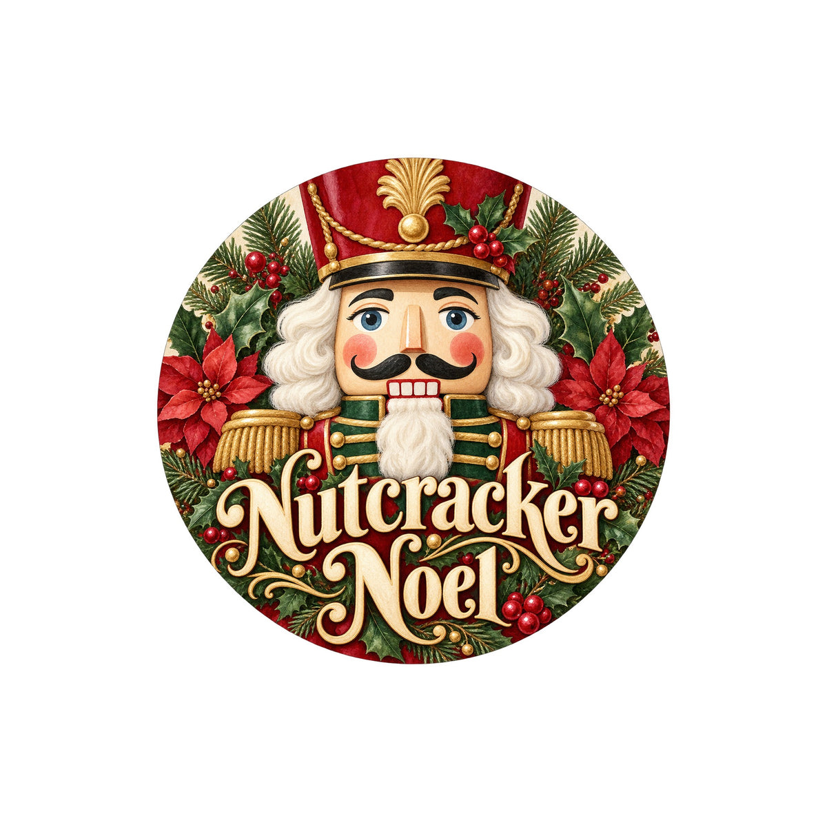 Nutcracker Noel Metal / Vinyl Sign - Made in USA