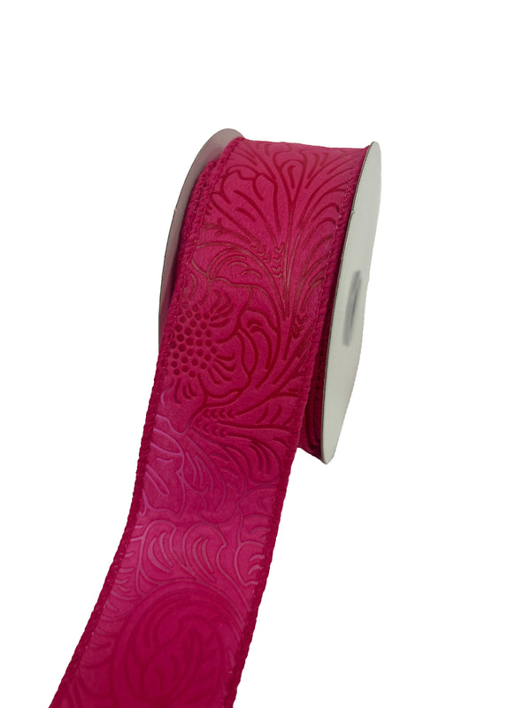 Embossed Wired Ribbon