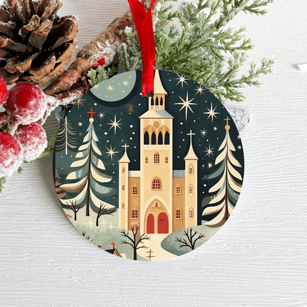 3 Inch Christmas Metal Sign: ARTWORK A - Ornament BBCrafts.com