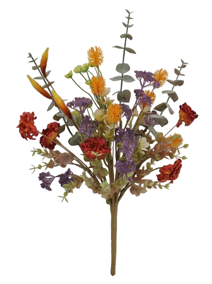 19 Inch Zinnia Mixed Bush - Orange