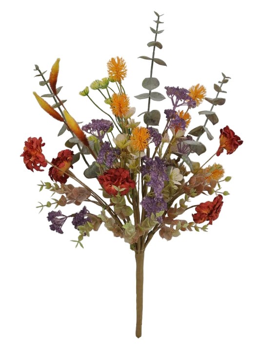 19 Inch Zinnia Mixed Bush - Orange