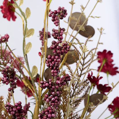 24 Inch Mixed Fall Filler Spray - Burgundy