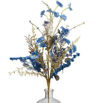 24 Inch Mixed Fall Filler Spray - Blue