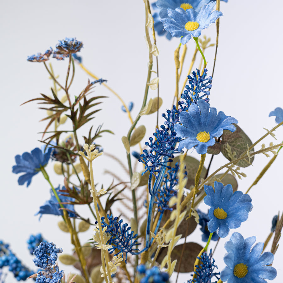 24 Inch Mixed Fall Filler Spray - Blue