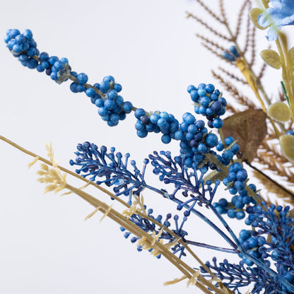 24 Inch Mixed Fall Filler Spray - Blue