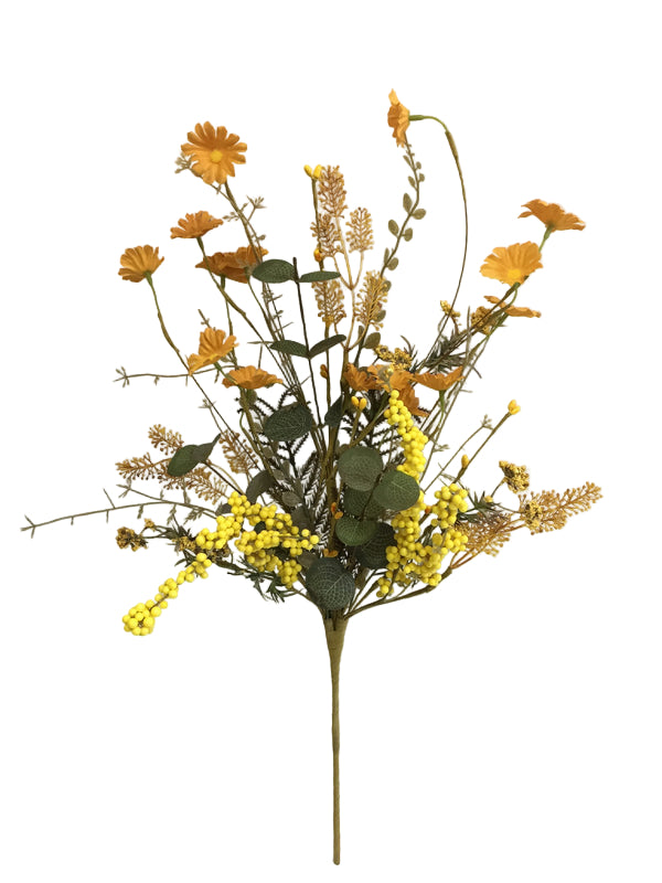 24 Inch Mixed Fall Filler Spray - Yellow