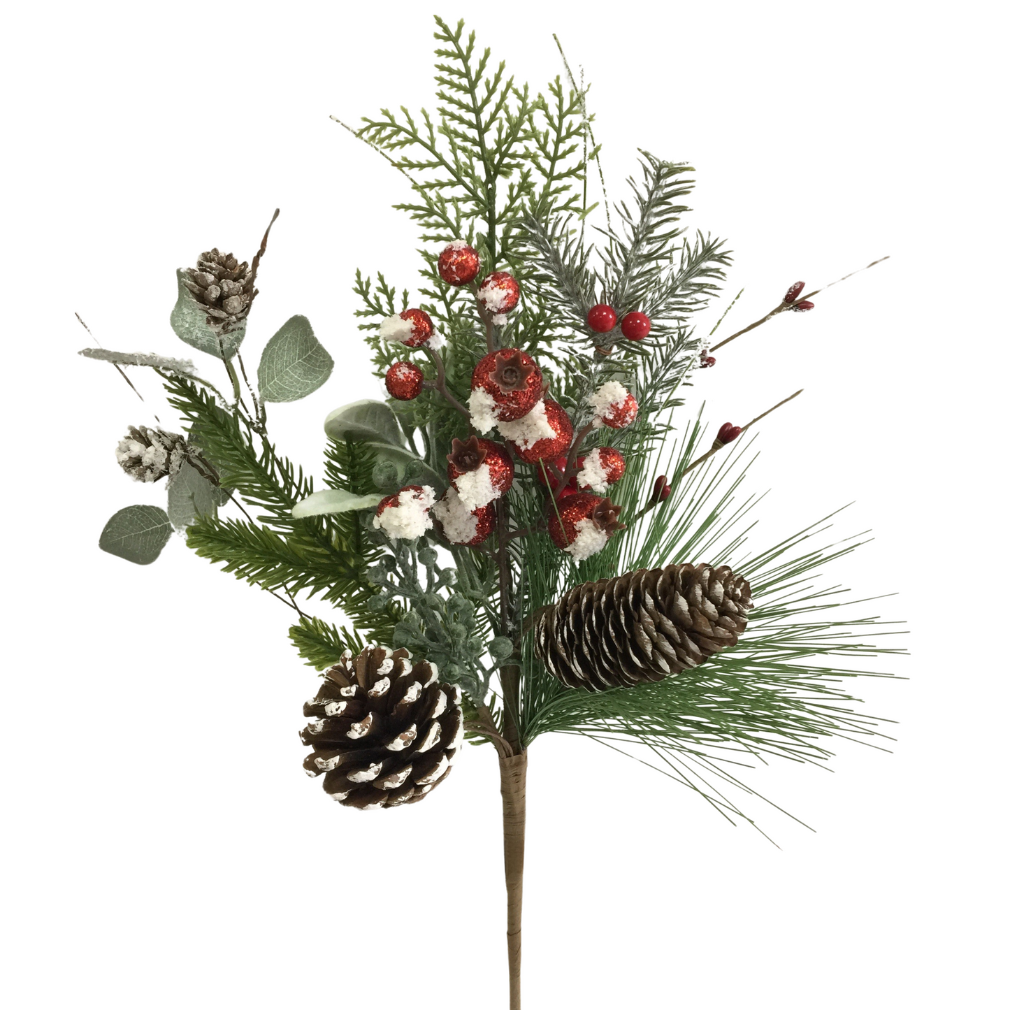 18 Inch Frosted Mixed Pine