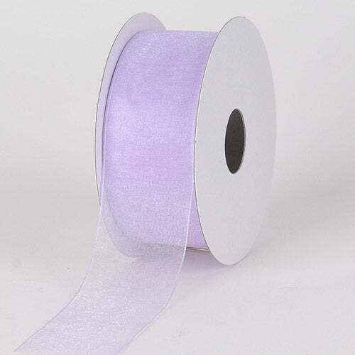 Lavender - Sheer Organza Ribbon - 2 - 3/4 Inch | 25 Yards