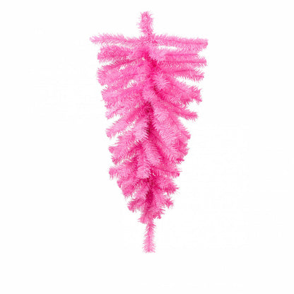 24 Inch Pink Teardrop Swag, 50 Tips