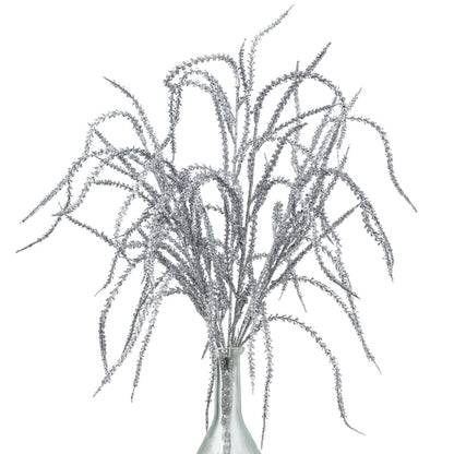 22 Inch Willow with Glittered Silver