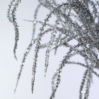 22 Inch Willow with Glittered Silver