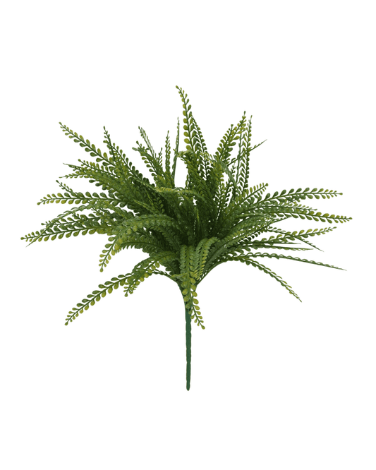 19 Inch Plastic Button Fern/bead grass