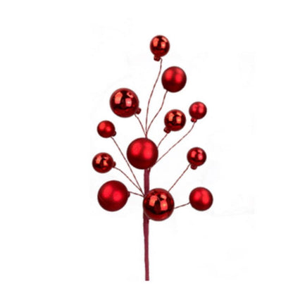 16 Inch Ornament Ball Pick - Red